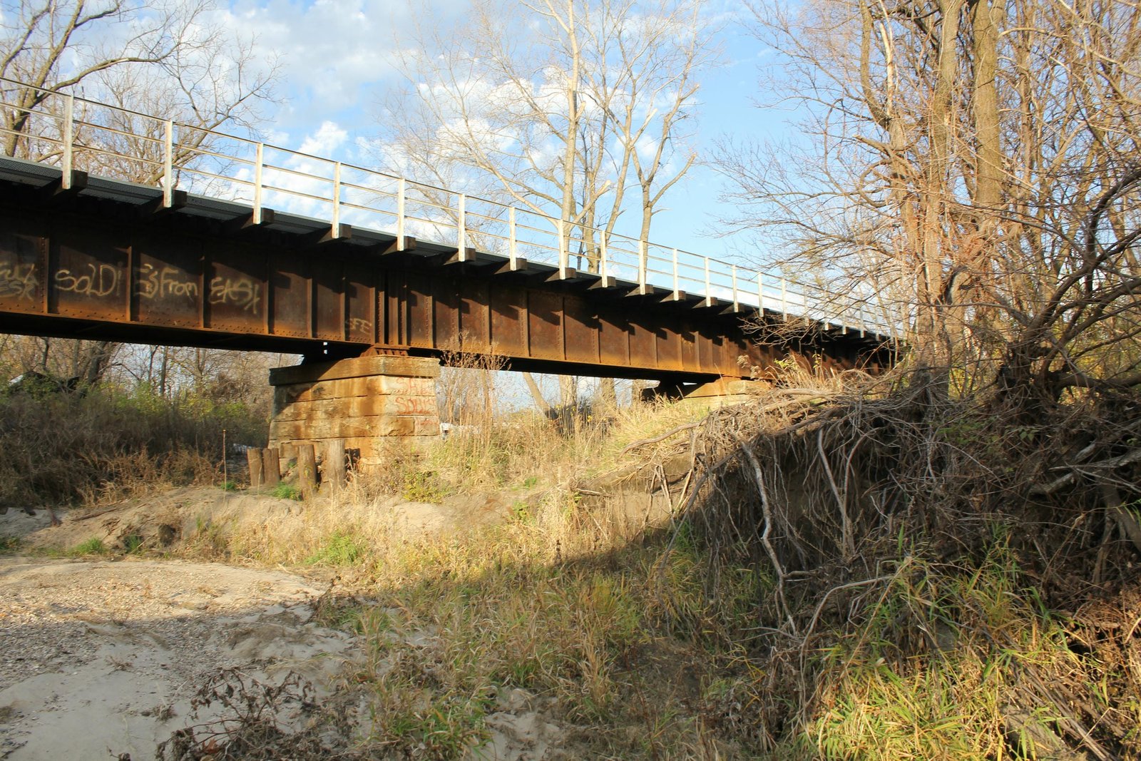 East end of bridge